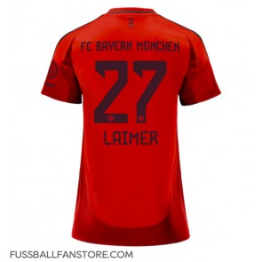 Bayern Munich Konrad Laimer #27 Replik Heimtrikot Damen 2024-25 Kurzarm